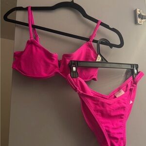 Vibrant Pink Bikini Set